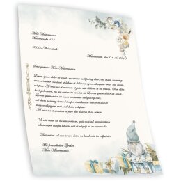 Motif Letter Paper! CHRISTMAS ELF 20 sheets DIN A4