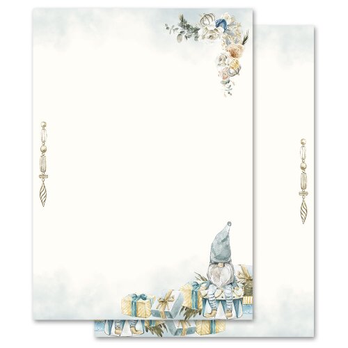 Motif Letter Paper! CHRISTMAS ELF 50 sheets DIN A5 Christmas, Christmas feast, Paper-Media