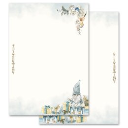 Briefpapier-Sets Weihnachten, WEIHNACHTSWICHTEL Briefpapier Set, 20 tlg. - DIN A4 & DIN LANG im Set. | Online bestellen! | Paper-Media