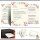 Briefpapier TROPISCHE BLUMEN - DIN A4 Format 20 Blatt