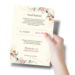Motif Letter Paper! TROPICAL FLOWERS 100 sheets DIN A5
