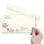 Briefpapier-Sets TROPISCHE BLUMEN