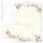 Briefpapier Set TROPISCHE BLUMEN - 20-tlg. DL (ohne Fenster)